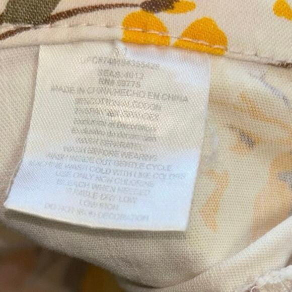 Dream Out Loud X Selena Gomez Women's 11 White Floral Capri Pant Spring Colorful - Picture 7 of 10